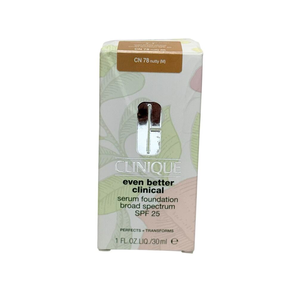 Clinique Even Better Clinical Serum Foundation SPF25 CN78 Nutty 1oz Full Cover